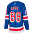 Patrick Kane Adidas Authentic Home Jersey In Blue - Back View
