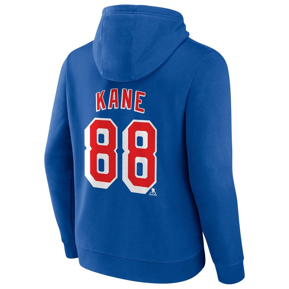 Men's Chicago Blackhawks Patrick Kane '47 Red Player Name & Number Lacer  Pullover Hoodie