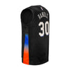 Youth Julius Randle Nike 20-21 City Edition Swingman Jersey in Black - Back Left View