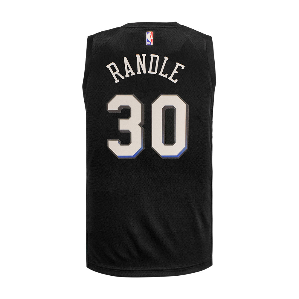 New York Knicks 30 julius randle black city limited edition basketball  jersey 2021