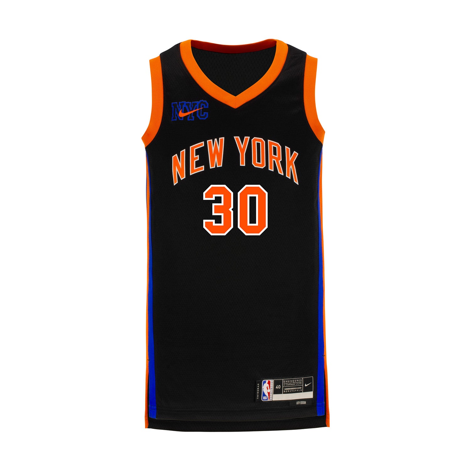 Julius Randle Blue New York Knicks Game-Used #30 Statement