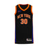 Youth Knicks Julius Randle 22-23 City Edition Jersey In Black - Front View