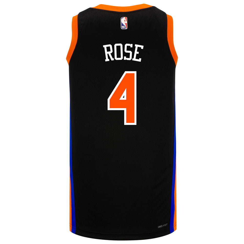 New York Knicks ROSE #4 Striped NBA Jersey - Kitsociety