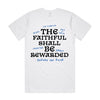 State of Mind - The Faithful Shirt In White - Back View