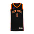 Youth Knicks Obi Toppin 22-23 City Edition Jersey In Black - Front View