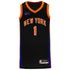 Knicks 22-23 Obi Toppin City Edition Swingman Jersey In Black - Front View