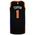Knicks 22-23 Obi Toppin City Edition Swingman Jersey In Black - Back View