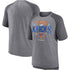 #9 RJ Barrett Autographed Player-Worn “Somos Los Knicks” Warm-Up Shirt - New York Knicks In Grey - Combined Front & Back View
